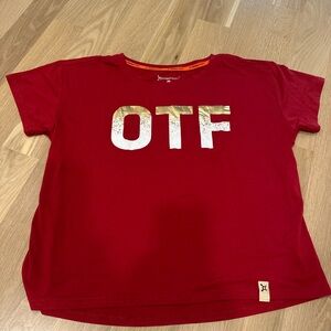 OTF Shirt with Gold Lettering